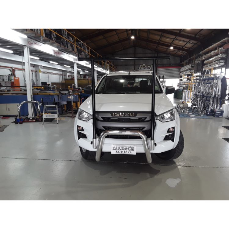 |||||||||||||||||||||||||||||||Black Nudgebar & HRack set to suit 2023 Isuzu DMax X-Terrain||