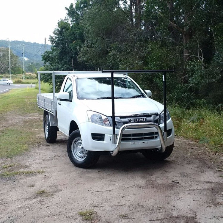 |||||||||||||||||||||||||||||||Black Nudgebar & HRack set to suit 2023 Isuzu DMax X-Terrain||
