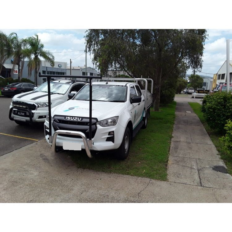 |||||||||||||||||||||||||||||||Black Nudgebar & HRack set to suit 2023 Isuzu DMax X-Terrain||