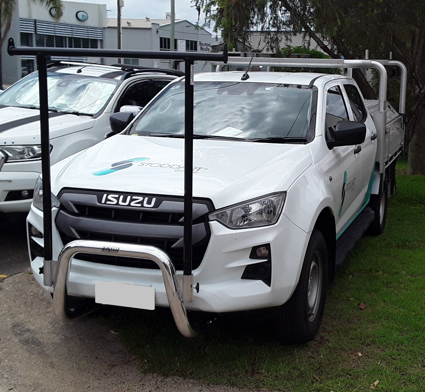 |||||||||||||||||||||||||||||||Black Nudgebar & HRack set to suit 2023 Isuzu DMax X-Terrain||