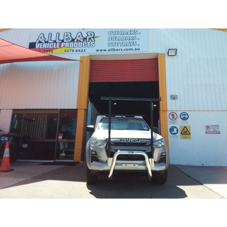 |||||||||||||||||||||||||||||||Black Nudgebar & HRack set to suit 2023 Isuzu DMax X-Terrain||
