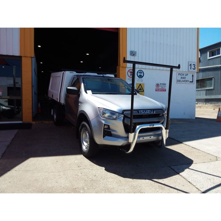 |||||||||||||||||||||||||||||||Black Nudgebar & HRack set to suit 2023 Isuzu DMax X-Terrain||