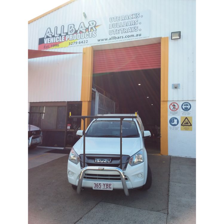 |||||||||||||||||||||||||||||||Black Nudgebar & HRack set to suit 2023 Isuzu DMax X-Terrain||