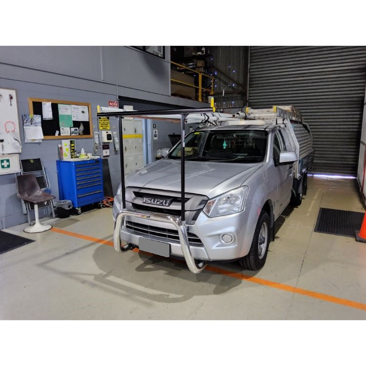 |||||||||||||||||||||||||||||||Black Nudgebar & HRack set to suit 2023 Isuzu DMax X-Terrain||
