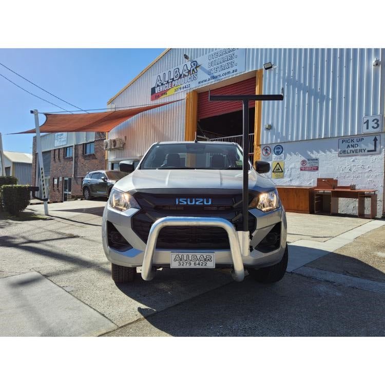 |||||||||||||||||||||||||||||||Black Nudgebar & HRack set to suit 2023 Isuzu DMax X-Terrain||
