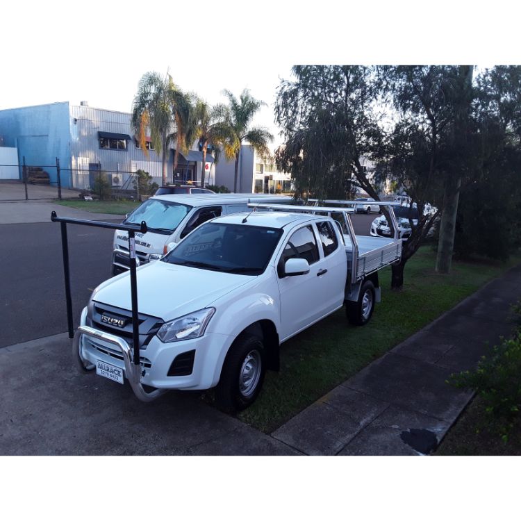 |||||||||||||||||||||||||||||||Black Nudgebar & HRack set to suit 2023 Isuzu DMax X-Terrain||