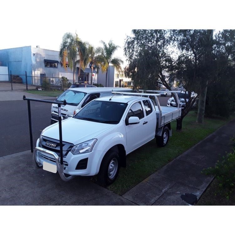 |||||||||||||||||||||||||||||||Black Nudgebar & HRack set to suit 2023 Isuzu DMax X-Terrain||