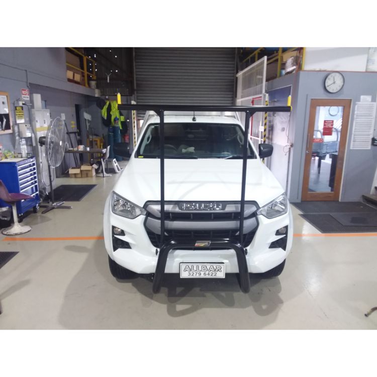 |||||||||||||||||||||||||||||||Black Nudgebar & HRack set to suit 2023 Isuzu DMax X-Terrain||