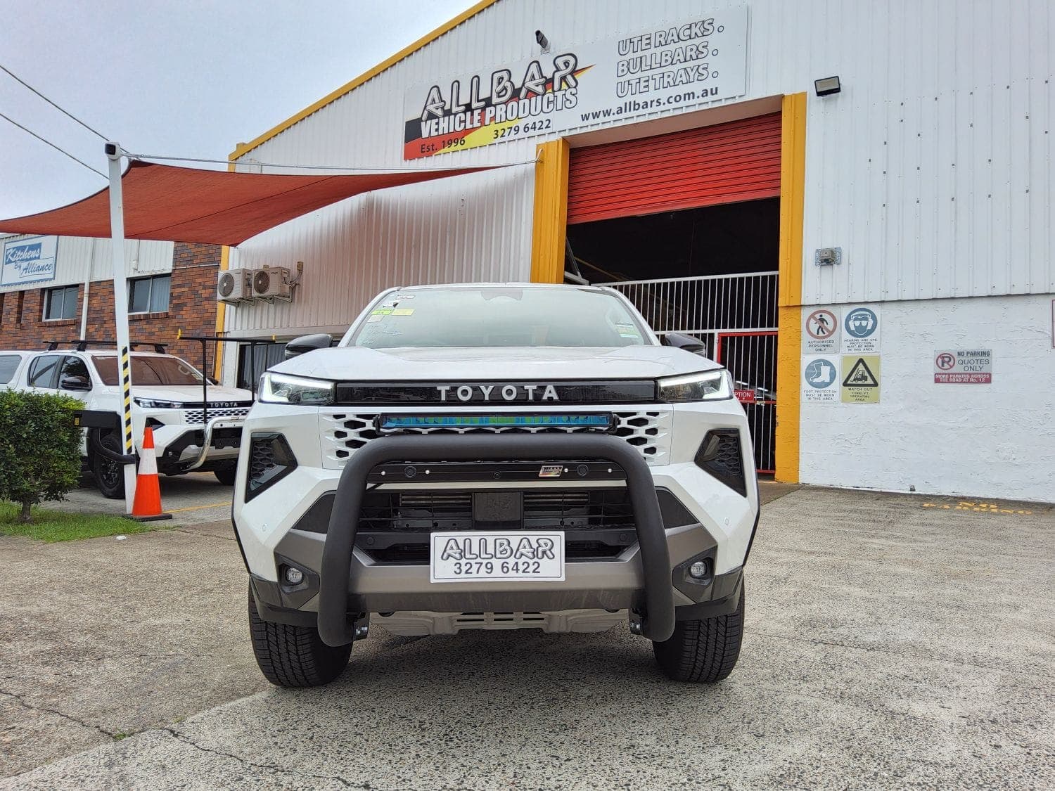 HiLux Rogue 2026 with AllBars black alloy nudge bar