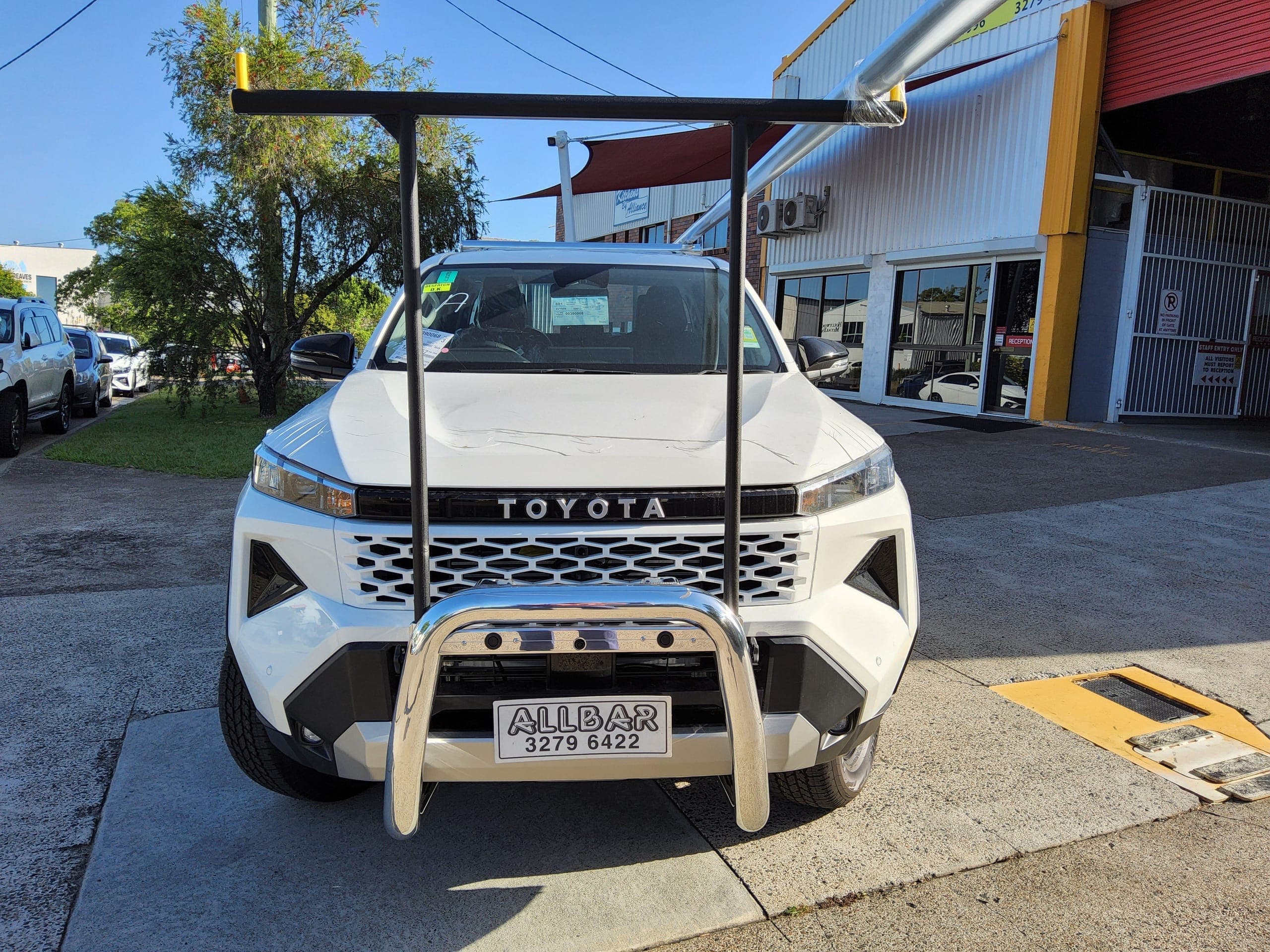 AllBars bullbar on new vehicle