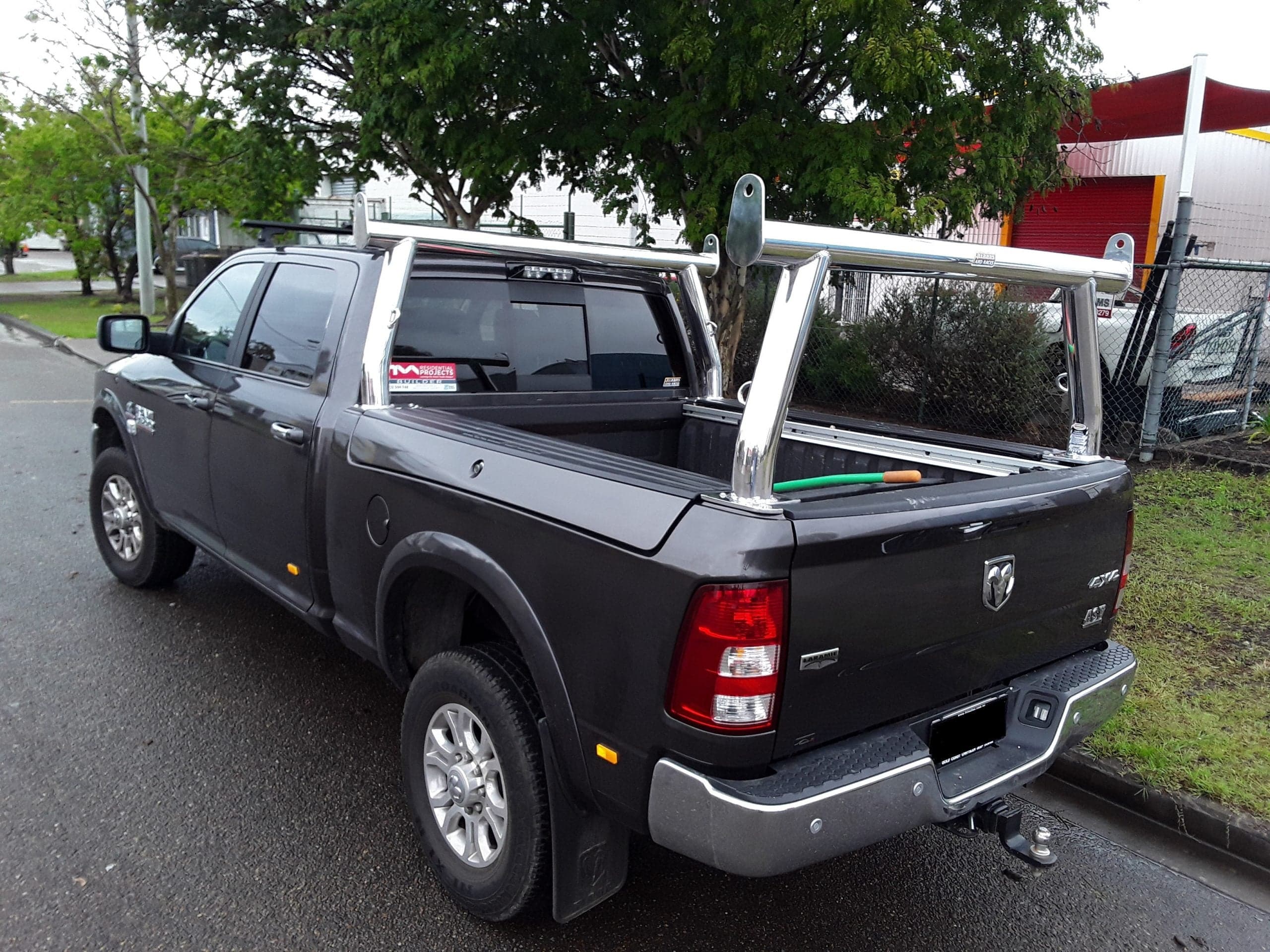RAM 1500 Laramie with AllBars ladder racks